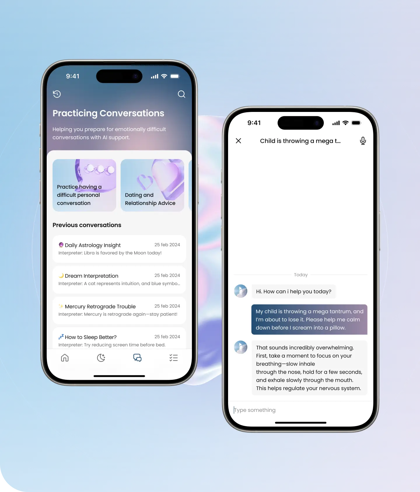 AI conversation app